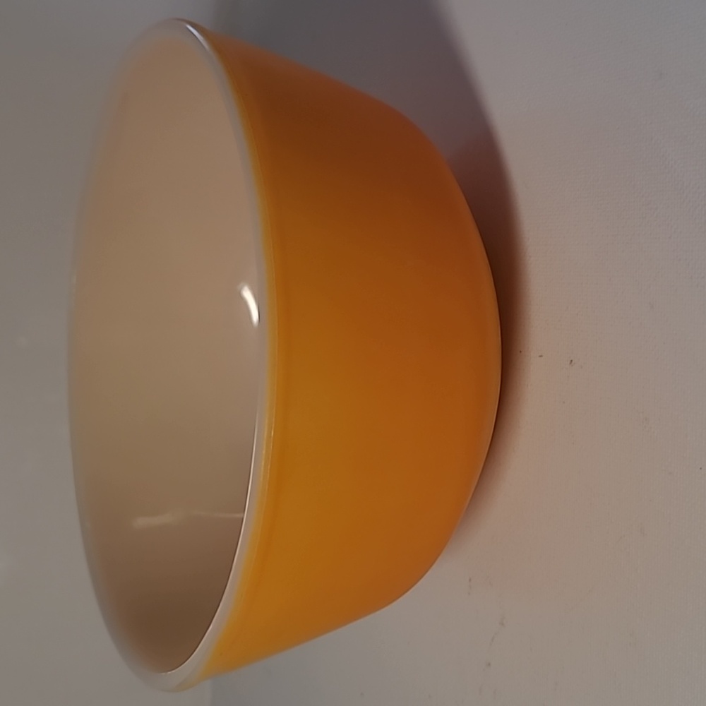 Vintage fire king orange mixing bowl #456